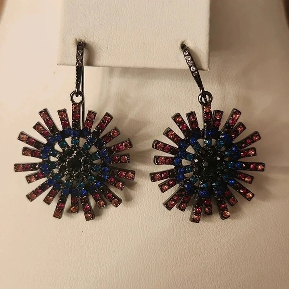 Starburst Drop Earrings - Picture 1 of 4